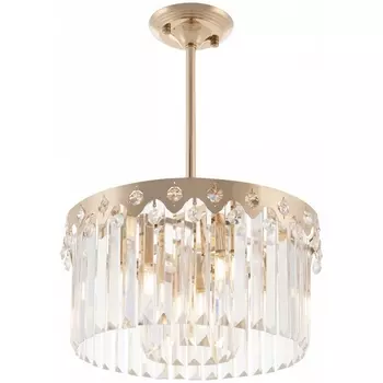 Потолочная люстра хрустальная на штанге Arte Milano Sorrento-8909 378909/5/300/390 GD