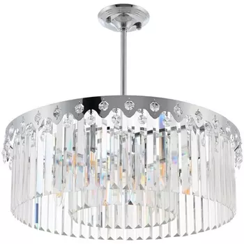 Потолочная люстра хрустальная на штанге Arte Milano Sorrento-8909 378909/8/300/580 CR