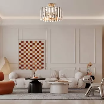 Потолочная люстра хрустальная на штанге Arte Milano Sorrento-5209 375209/5/80/390 GD