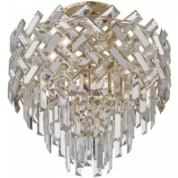 Потолочная люстра хрустальная на штанге Arte Milano Sorrento-8019 378019/6/50/390 GD