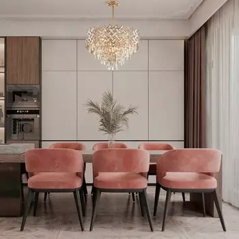 Потолочная люстра хрустальная на штанге Arte Milano Sorrento-8019 378019/9/300/570 GD