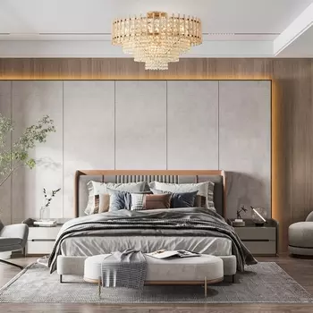 Потолочная люстра хрустальная на штанге Arte Milano Sorrento-6109 376109/9/30/570 GD