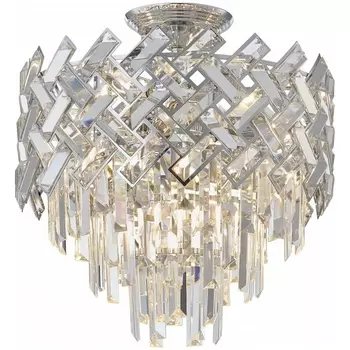 Потолочная люстра хрустальная на штанге Arte Milano Sorrento-8019 378019/6/50/390 CR