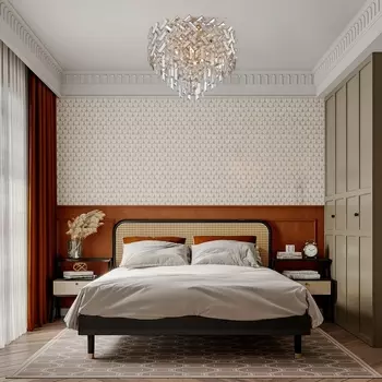 Потолочная люстра хрустальная на штанге Arte Milano Sorrento-8019 378019/7/50/470 GD