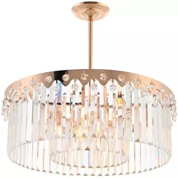 Потолочная люстра хрустальная на штанге Arte Milano Sorrento-8909 378909/8/300/580 GD