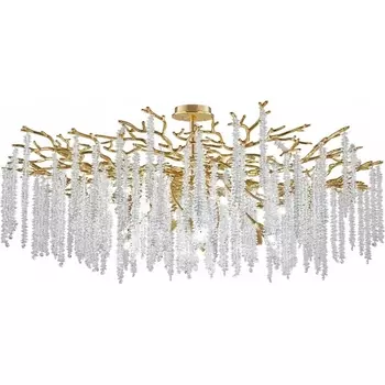 Потолочная люстра хрустальная на штанге Arte Milano Milano-1 23111.1200.18.E14.A GD