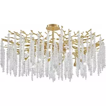 Потолочная люстра хрустальная на штанге Arte Milano Milano-1 23111.1000.14.G9.A GD