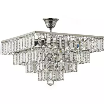 Потолочная люстра хрустальная на штанге Arti Lampadari Rozzano Rozzano E 1.5.40.105 N