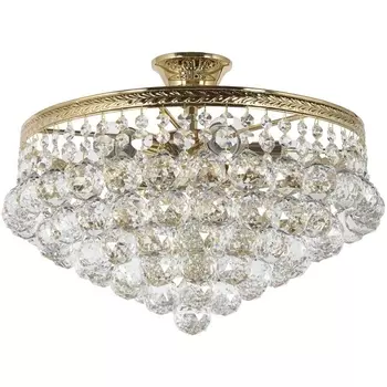 Потолочная люстра хрустальная на штанге Dio D'Arte Cremono Gold Cremono E 1.3.46.600 G