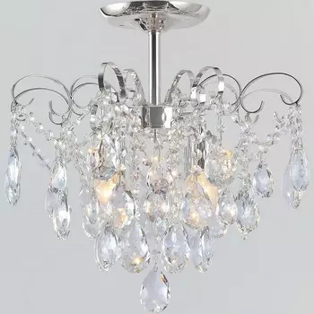 Потолочная люстра хрустальная на штанге Reluce 04051-0.3-04 CR