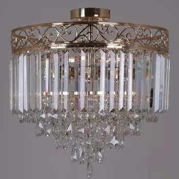 Потолочная люстра хрустальная на штанге Reluce 90183-0.3-06 FGD