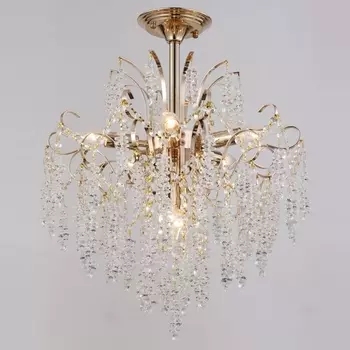 Потолочная люстра хрустальная на штанге Reluce 90324-0.3-07A FGD