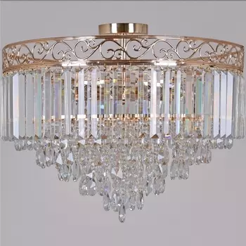 Потолочная люстра хрустальная на штанге Reluce 90183-0.3-10 FGD