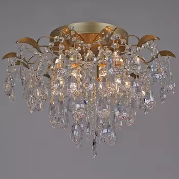 Потолочная люстра хрустальная Reluce 04035-0.3-06 MATT GOLD