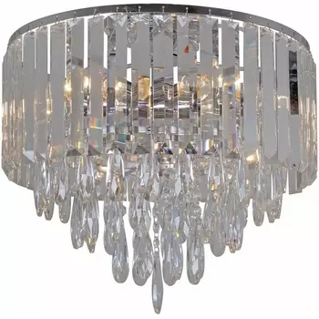Потолочная люстра хрустальная Reluce 09055-3.3-06 CR