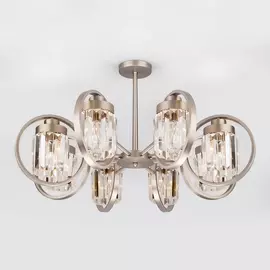 Потолочная люстра хрустальная с управлением смартфоном 10128/8 (Eurosvet)