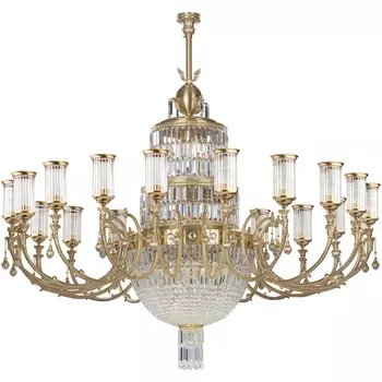 Потолочная люстра хрустальная Sienna-crystal Kutek Swarovski SIE-ZW-20(P)