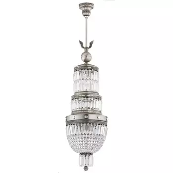 Потолочная люстра хрустальная Sienna-crystal Kutek Swarovski SIE-ZWD-1(N)300