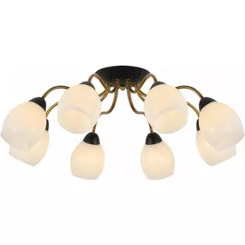 Потолочная люстра ILLUMICO IL8193-8COU-79 BK GD