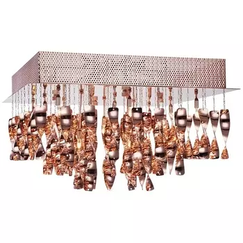 Потолочная люстра хрустальная Illuminati Arbor MX04005006-16C rose gold