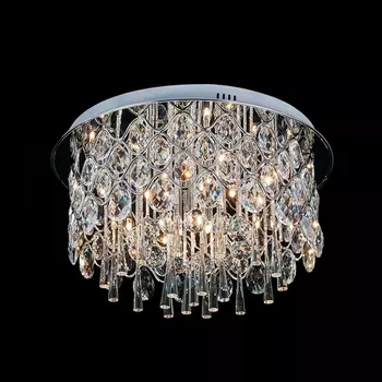 Потолочная люстра Illuminati Nikon MX103910-28A chrome/clear