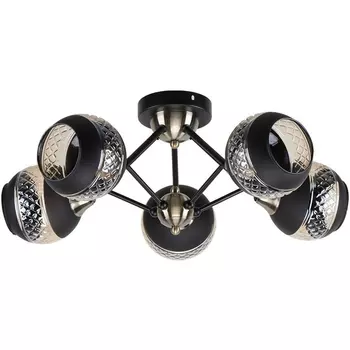 Потолочная люстра Imex MD.51851-5-S-BK+AB