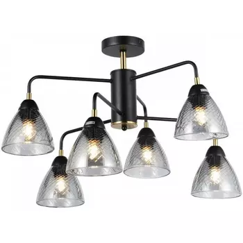 Потолочная люстра Imex MD.74318-6-S-BK+BR