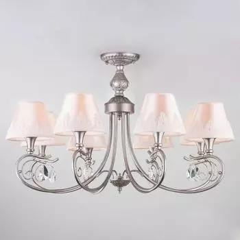 Потолочная люстра 60069/8 Eurosvet INCANTO серебро