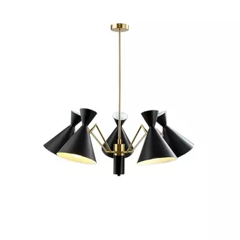 Потолочная люстра Crystal Lux JOVEN SP5 GOLD/BLACK