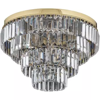 Потолочная люстра каскадная хрустальная Kutek Ellini ELL-PLM-6(Z)450/I