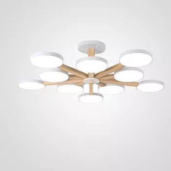 Потолочная люстра LED на штанге Turna L10 White By ImperiumLoft Turna-B01 (Умный дом, Алиса) 228850-26