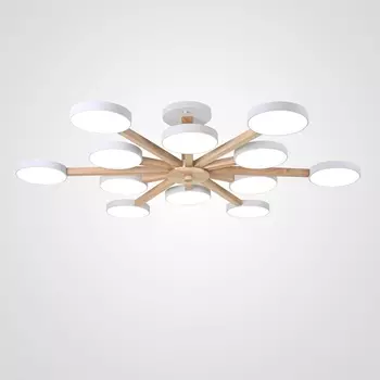 Потолочная люстра LED на штанге Turna L12 White By ImperiumLoft Turna-B01 (Умный дом, Алиса) 228851-26