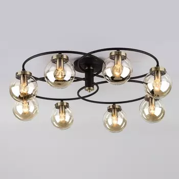 Потолочная люстра 70104/8 Eurosvet Link черный