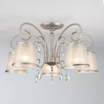 Потолочная люстра 60065/5 Eurosvet Liona серебро