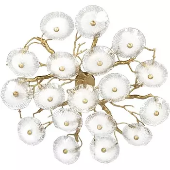 Потолочная люстра Loft It Bloom 10352/1000C AB с цветами