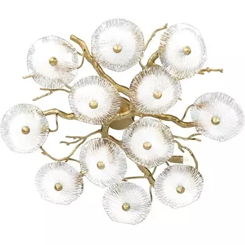 Потолочная люстра Loft It Bloom 10352/800C AB с цветами