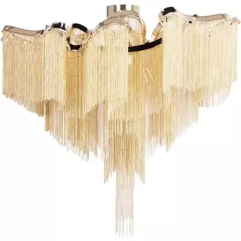 Потолочная люстра каскадная Loft It Stream 10208/800C Gold