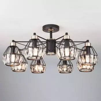 Потолочная люстра 70075/8 Eurosvet Lord черный