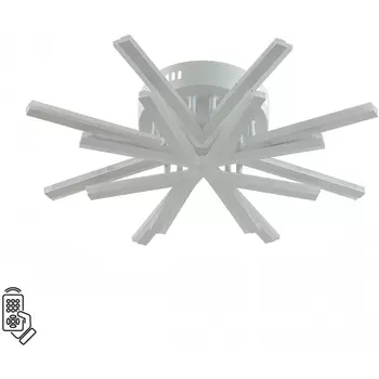 Потолочная люстра Lumion Alberta 8029/65CL белый/белый, металл/акрил с ПДУ LED 65W 3000-6000К 220V