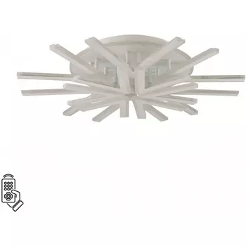 Потолочная люстра Lumion Alberta 8029/95CL белый/белый, металл/акрил с ПДУ c подсв. осн. LED 95W 3000-6000К 220V