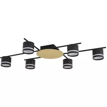 Потолочная люстра Lumion Benua 8304/6C золотой/черный, металл/акрил GX53 LED 6*7W 220V