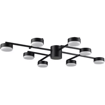 Потолочная люстра Lumion Dabra 8186/8C черный, металл LED GX53 8*7W 220V