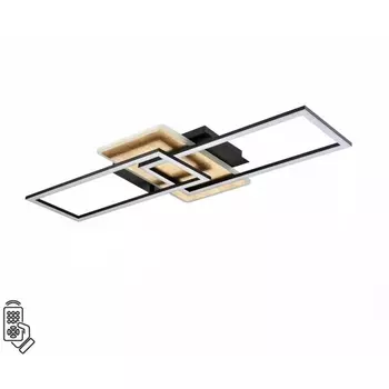 Потолочная люстра Lumion Goldy 8021/90CL черный/золотой/черный, металл/акрил с пультом ДУ LED 90W 220V 3000-6500К
