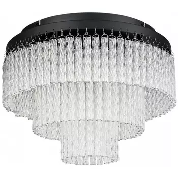 Потолочная люстра Lumion Spirals 6576/11CR черный/прозрачный/металл/стекло G9 11*20W 220V