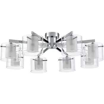 Потолочная люстра Lumion Verdi 8261/8C металл/стекло, хром/прозрачный E14 8*40W 220V