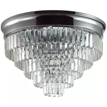 Потолочная люстра Lumion Zaha 8266/8C хром/хрусталь металл/прозрачный Е14 8*40W 220V с подвесками