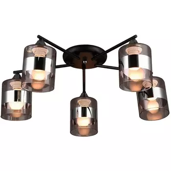 Потолочная люстра MD.0877-5-S BK+CH Imex