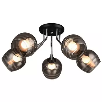 Потолочная люстра MD.0889-5-S BK+CH Imex