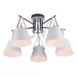 Потолочная люстра MD.1190-5-S CH+WH (Imex)