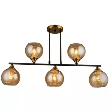 Потолочная люстра MD.1234-5-S BK+CP Imex